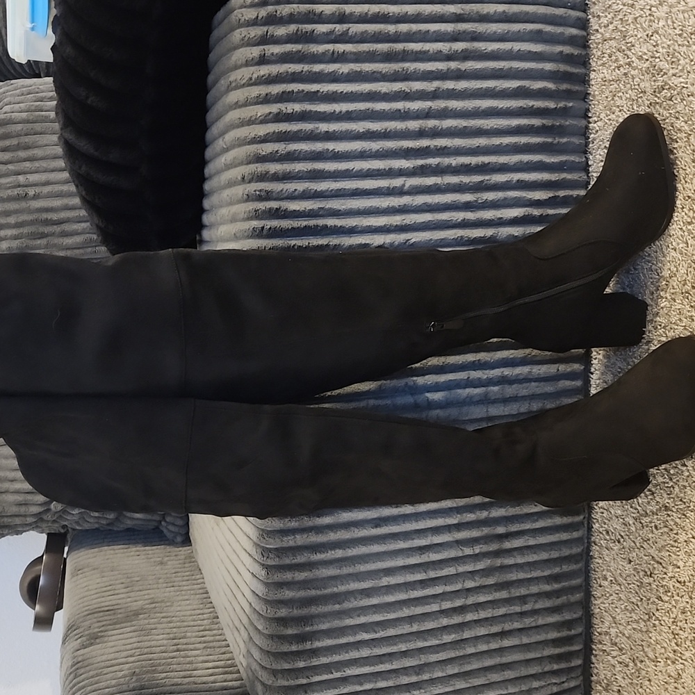 Dream Pairs Black Over the Knee Boots
